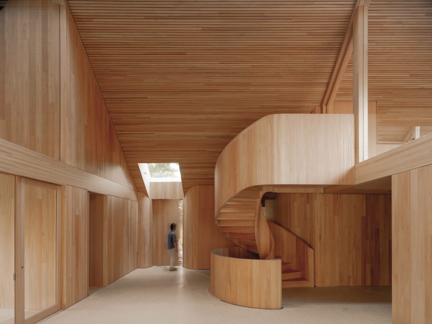 Foyer at Office by Nature by Studio Massimo