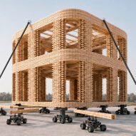Foster + Partners unveils plans for autonomous robot construction project