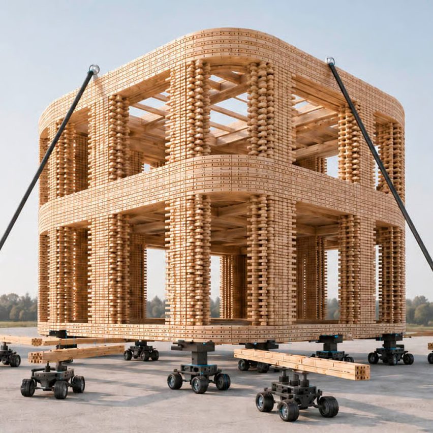 Foster + Partners unveils plans for autonomous robot construction project