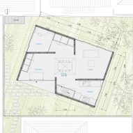 Plan of House in Shichiku by Tato Architects