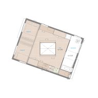 Plan of House in Shichiku by Tato Architects