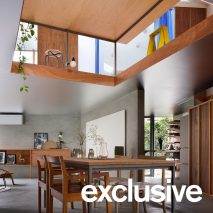 Tato Architects uses silver-painted ceilings to brighten Kyoto home
