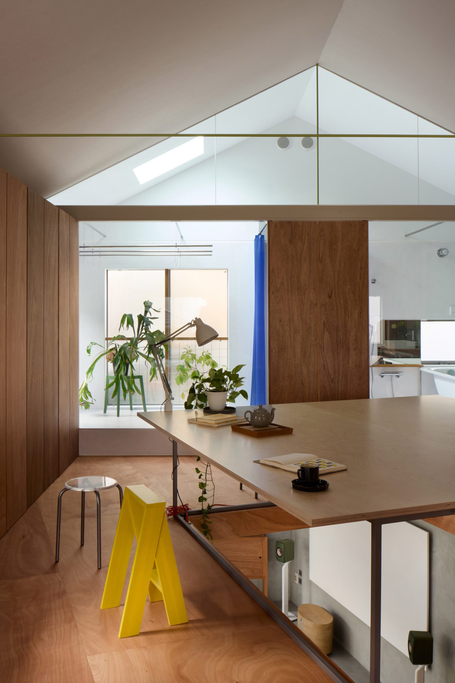 Upper floor at Kyoto home by Tato Architects