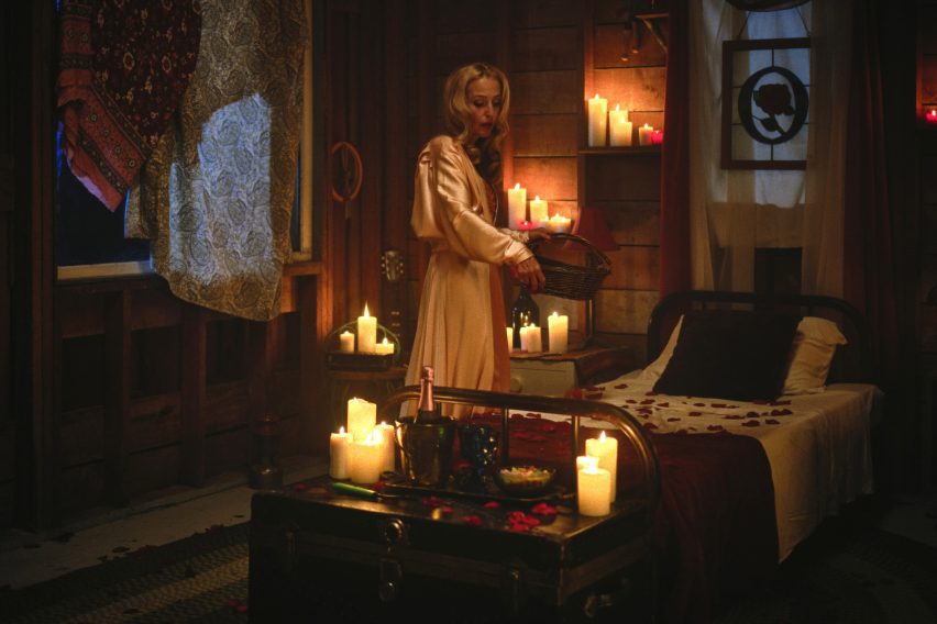 Women in room with candles