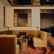 Conversation pit in Ibasho restaurant in The Dean Munich by Tatjana von Stein