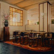 Dining table in Ibasho restaurant in The Dean Munich by Tatjana von Stein