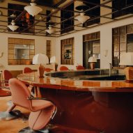 Bar in Ibasho restaurant in The Dean Munich by Tatjana von Stein