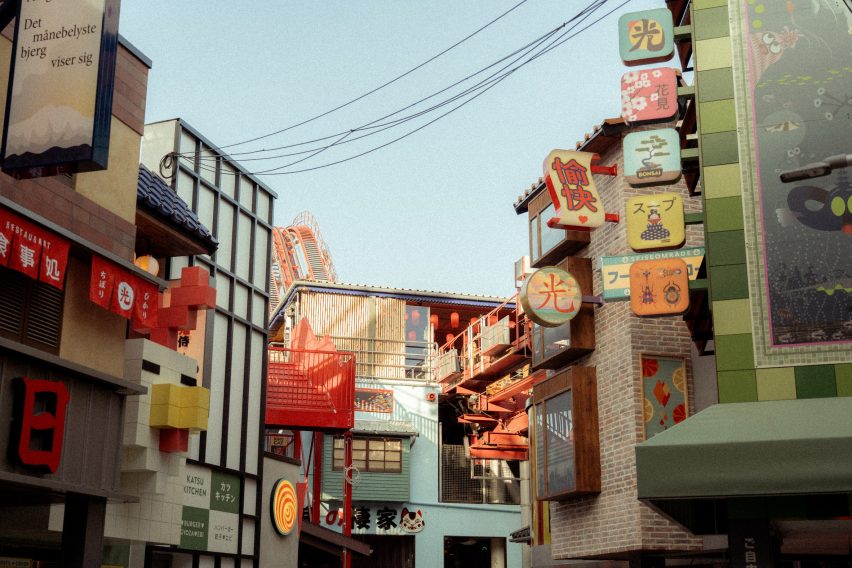 Japanese-style buildings in Copenhagen