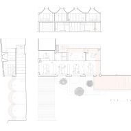 First floor plan of Tuvatextil by NUA arquitectures