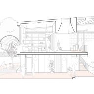 Section of Tuvatextil by NUA arquitectures