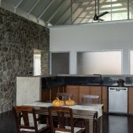 Kitchen interior of Ushas farmhouse