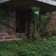 Open-air temple beneath Ushas farmhouse