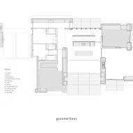 Plan of Villa Bilt by Jeroen Spee Architecten