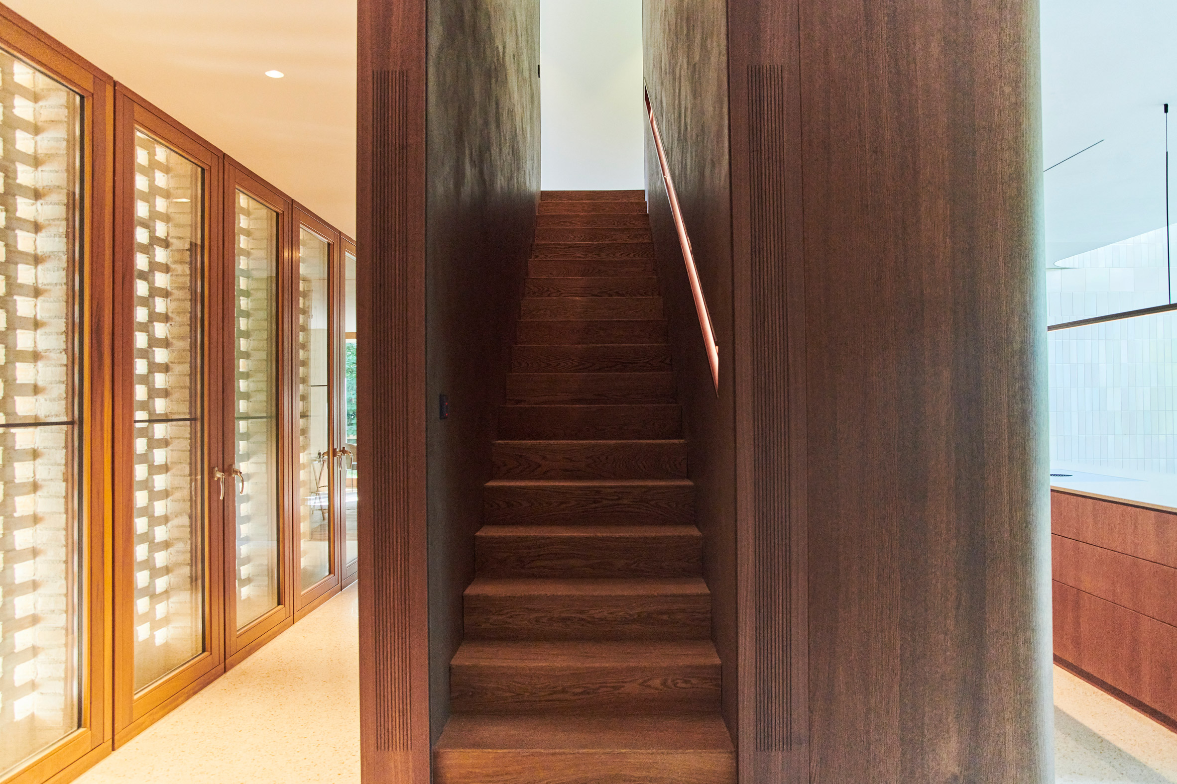 Staircase within Dutch home