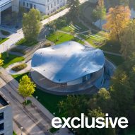 Studio Maks tops science pavilion in Austria with undulating mirrored roof