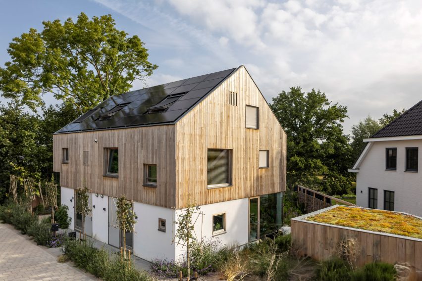 Exterior view of CoHouse in Cothen in the Netherlands