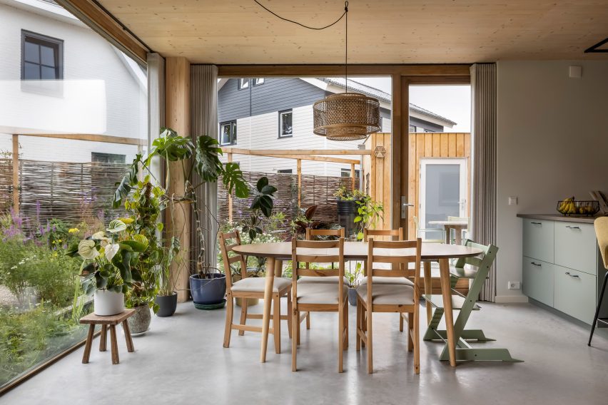 Interior view of CoHouse in Cothen by Woonpioniers