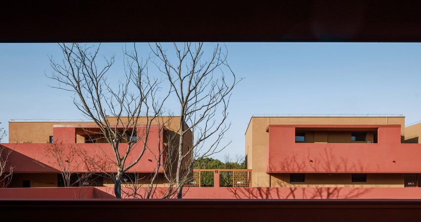 Earthy red and earthy yellow