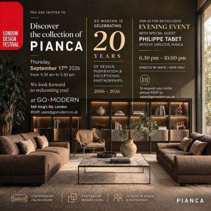 Pianca x Go Modern – Where Does Design Begin?
