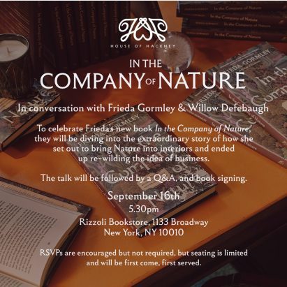 In the Company of Nature – In conversation with Frieda Gormley and Willow Defebaugh