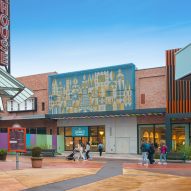 Kriskadecor nods to Disney's graphic heritage in colourful chain facade