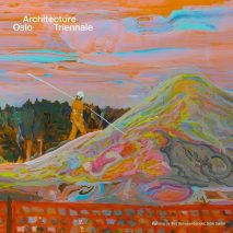 Painting of person on a hill with text overlay