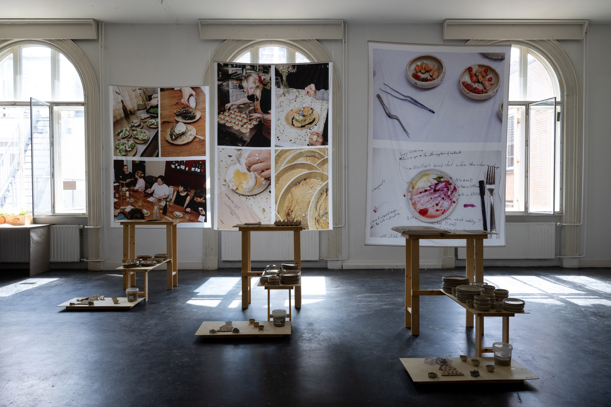 Exhibition featuring student's work