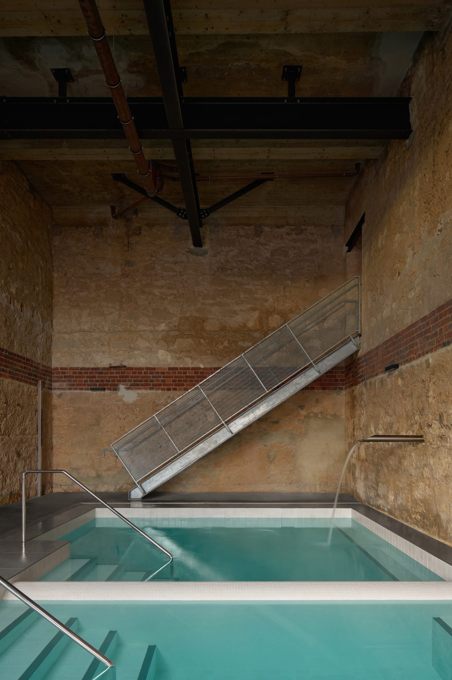 Wellness centre pools