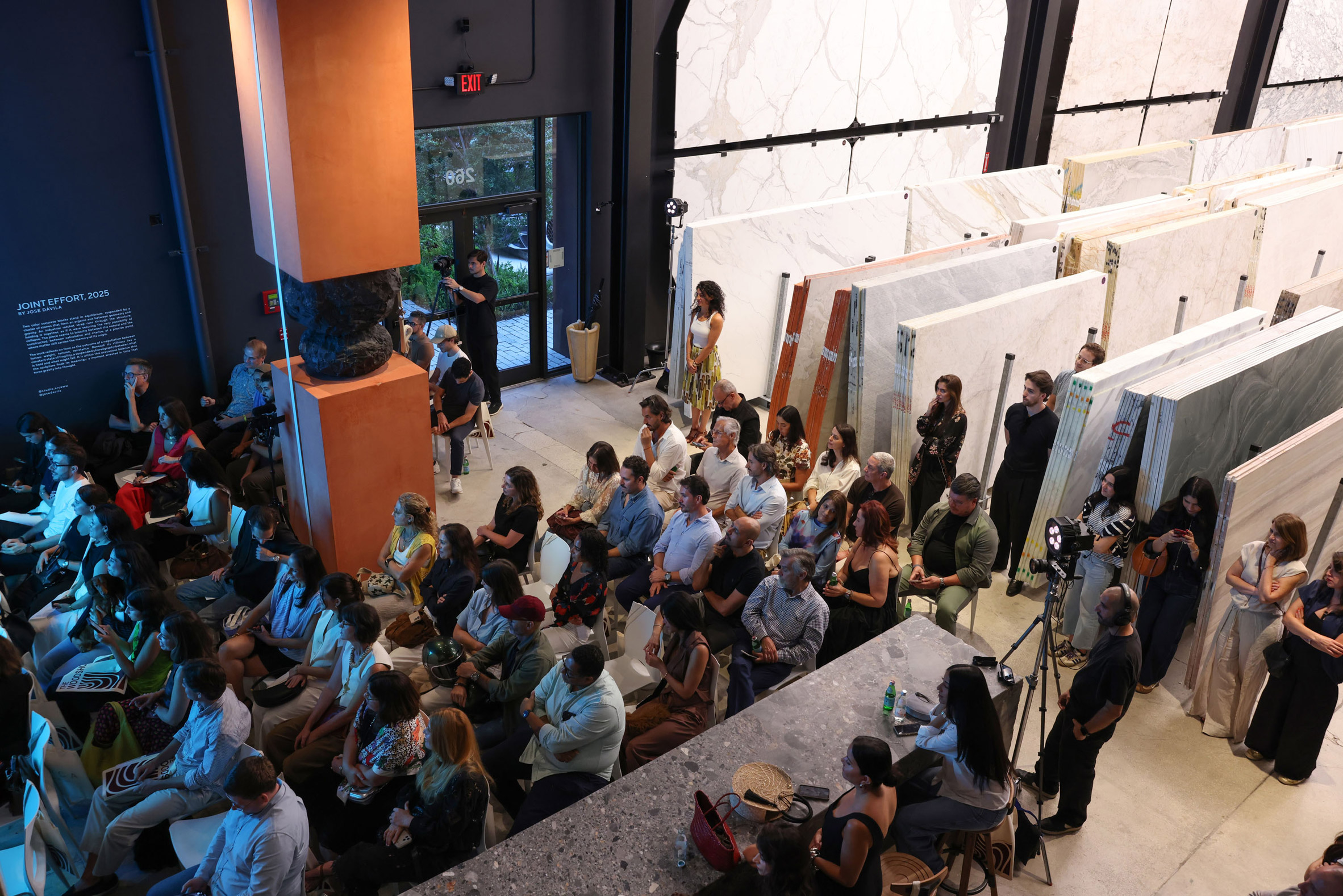 Arca showroom Dezeen talk