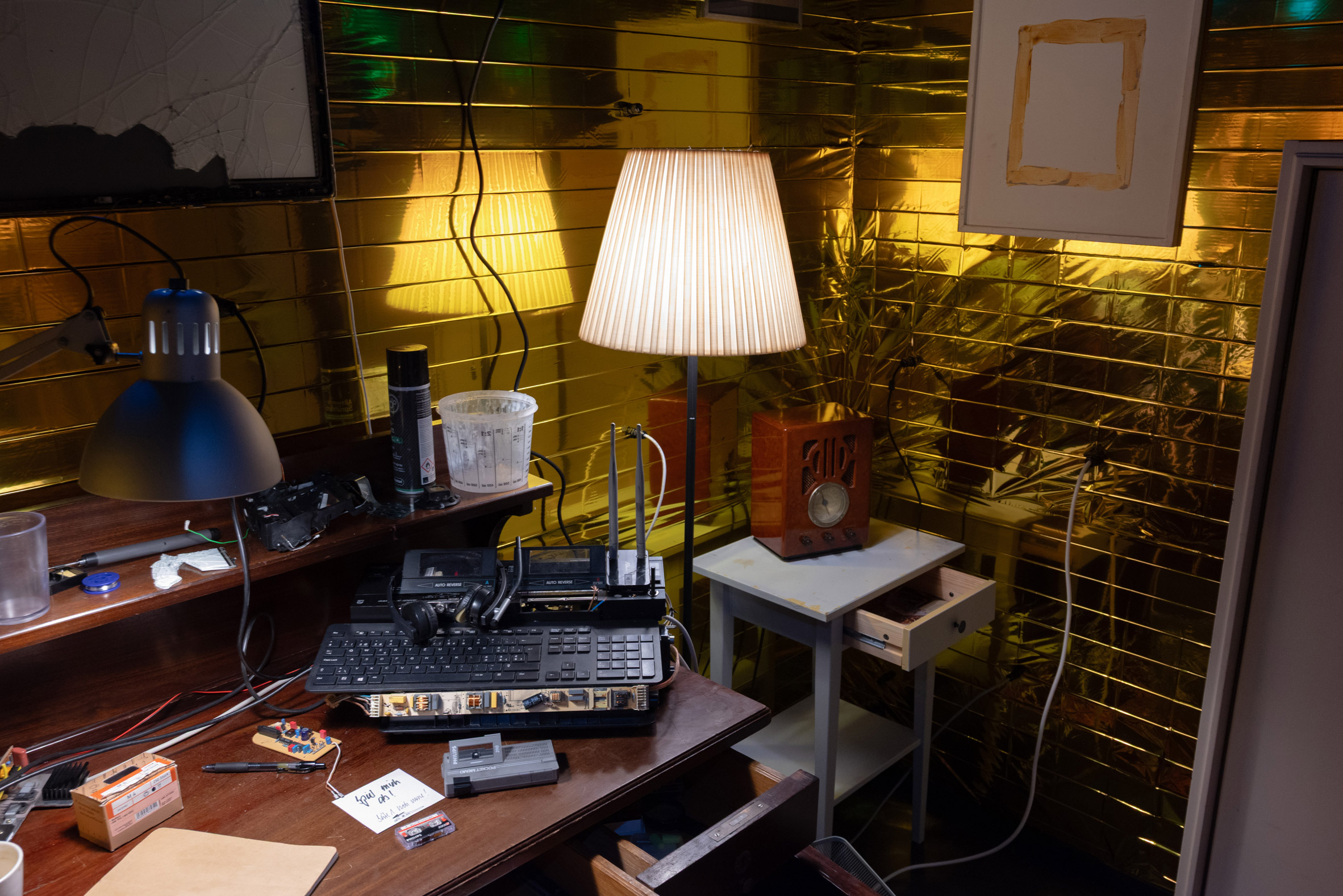 Photograph of a workspace