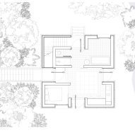Plan of Bather's Cabin by Built Works
