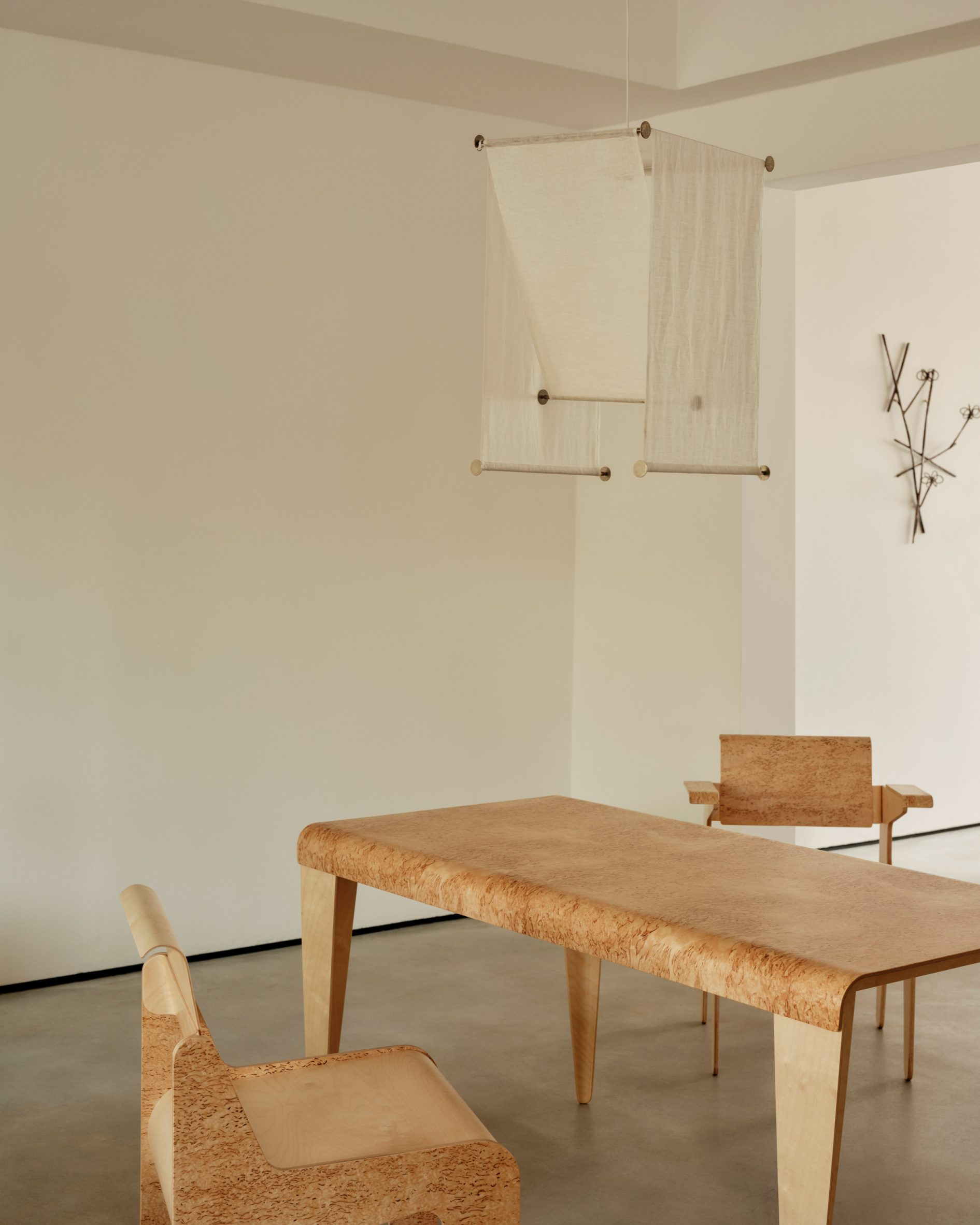 Wooden table and chairs