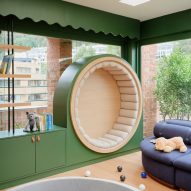 Bold patterns and colour in Bogota apartment