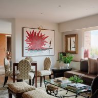 Bold patterns and colour in Bogota apartment