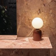 Breccia Rosa 4D slab tile by Iris Ceramica