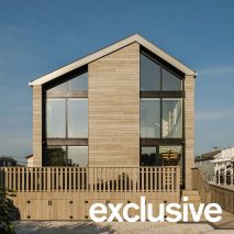 New York beach home contains "house within a house"