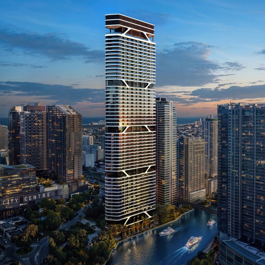 Bugatti skyscraper in Miami by Brandon Haw Architecture and Yabu Pushelberg