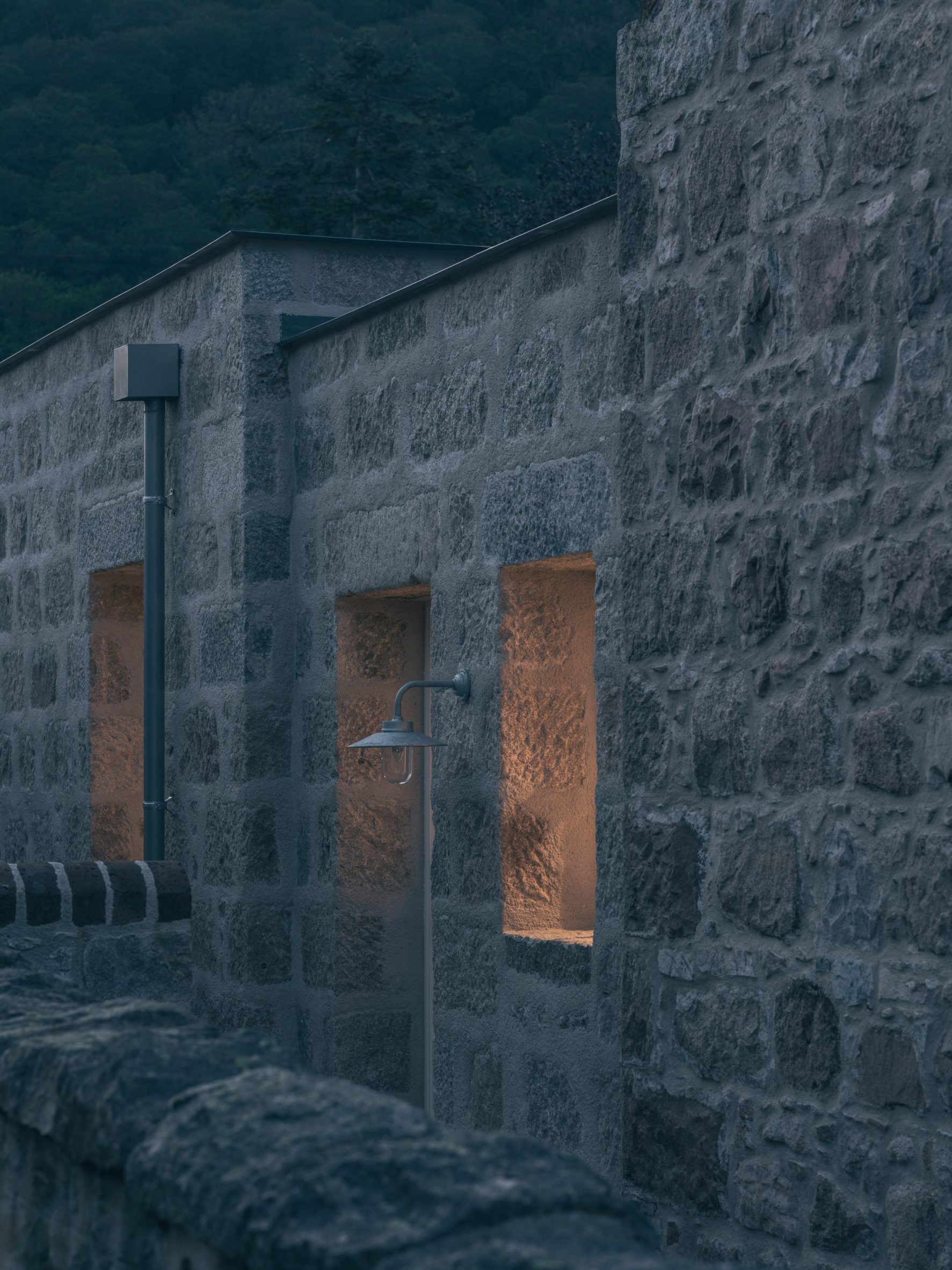 Granite walls