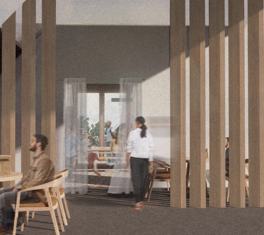 Visualisation of a school interior