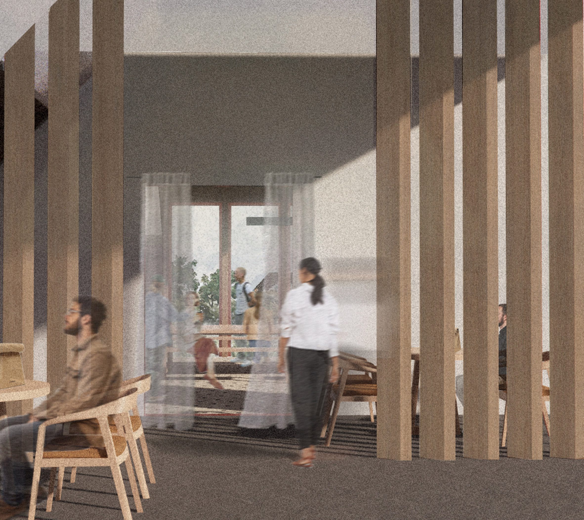 Visualisation of a school interior