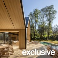 Chain + Siman balances "old and new" at gabled Mexican house