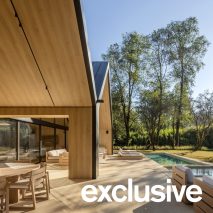 Chain + Siman balances "old and new" at gabled Mexican house
