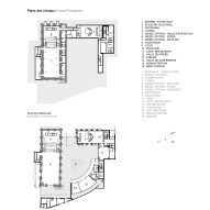 Plans of Centre for Contemporary Arts Tashkent by Studio KO