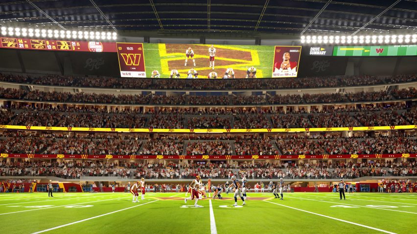 HKS Commanders Stadium interior renderings