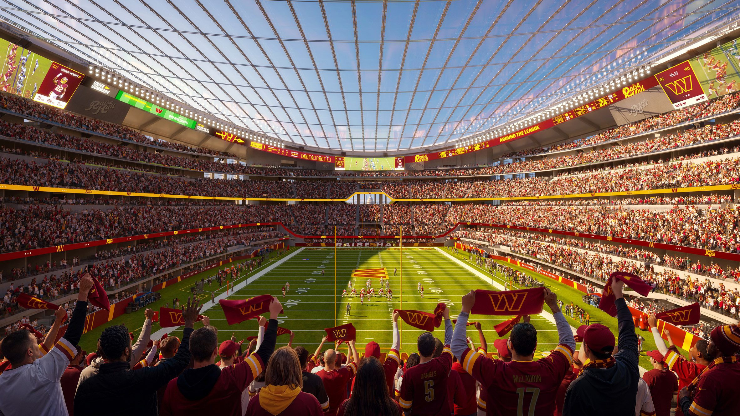 HKS Commanders Stadium interior renderings