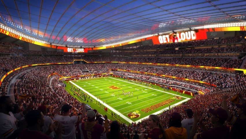 HKS Commanders Stadium interior renderings