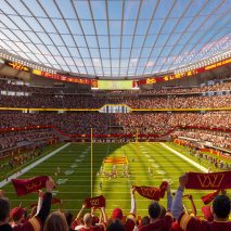 HKS unveils interior of Commanders stadium
