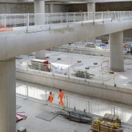 Construction photos reveal progress on giant HS2 station by WilkinsonEyre