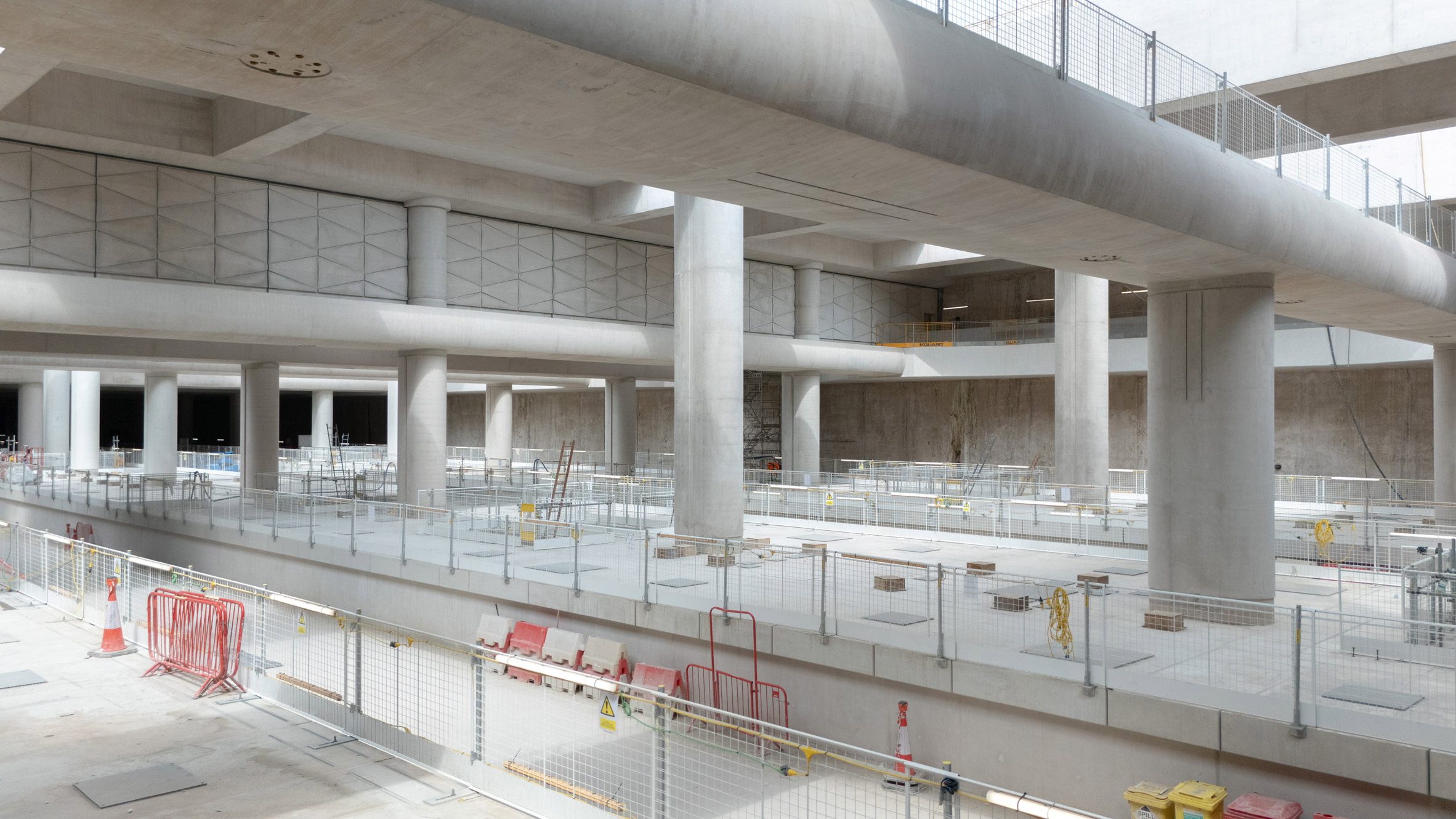 Old Oak Common station under construction in London