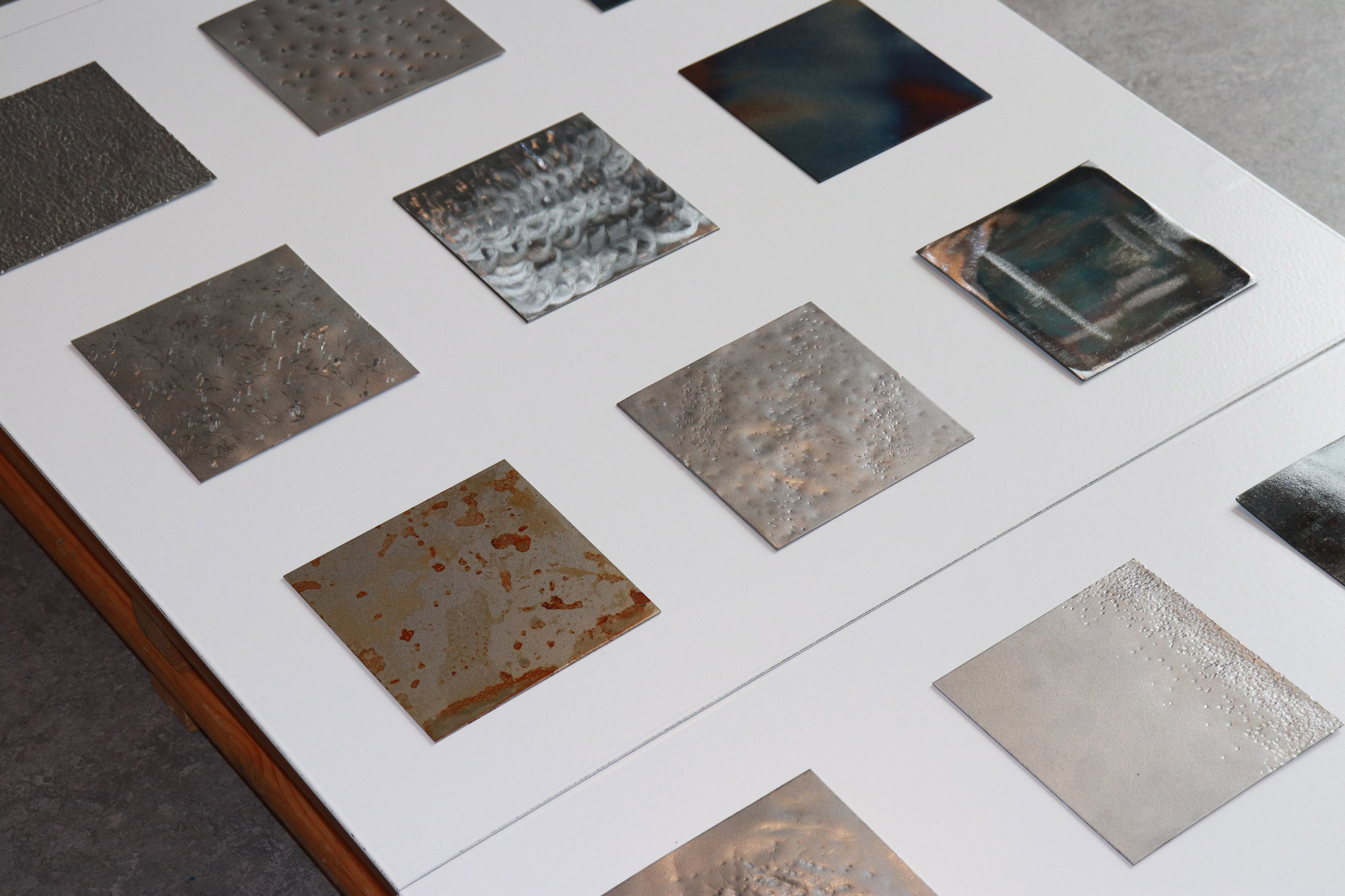 Tiles by Sarah Kinzer and Moss A Moschen